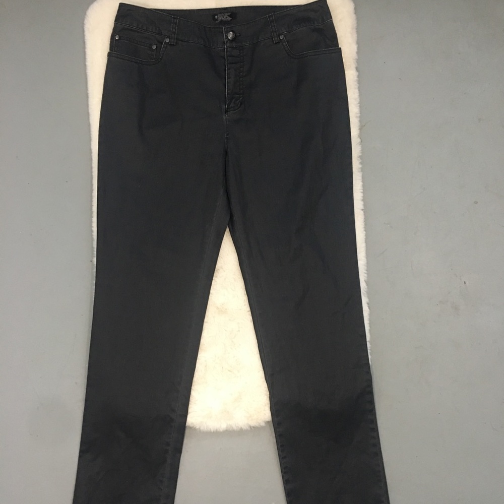E39 By Eric Black Shiny Stretch  Jeans Size 12